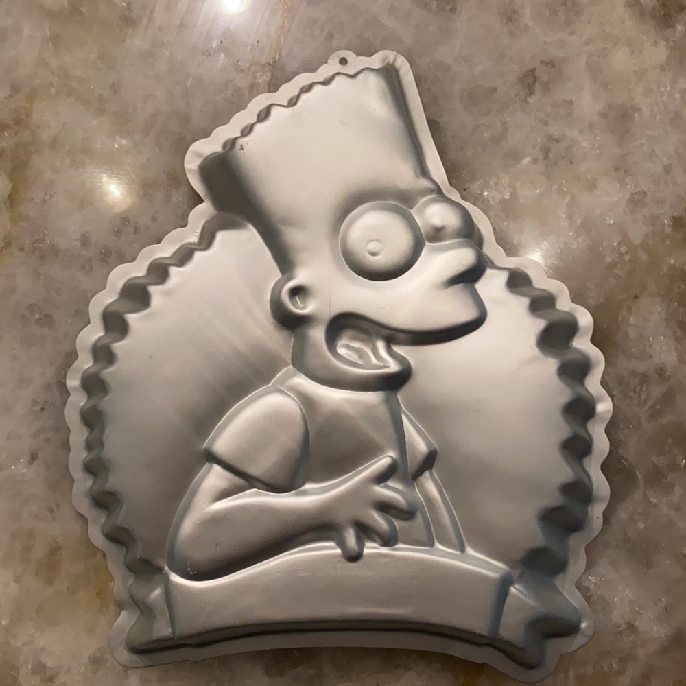 Vintage Bart Simpson cake pan